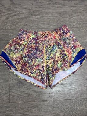 lululemon Seawheeze Multicolor Hotty hot Shorts